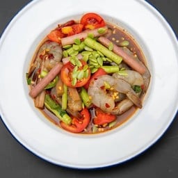 ตำสายบัว ปลาร้า กุ้งสด