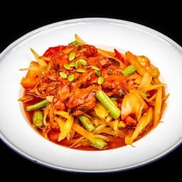 ตำปลาร้า หอยดอง