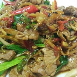 ผัดฉ่าเนื้อโคขุน