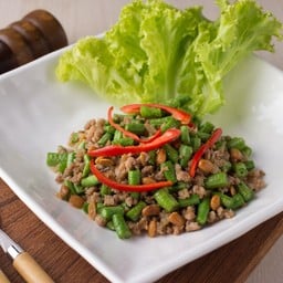 เต้าเจี้ยวถั่วหมู(กับข้าว)