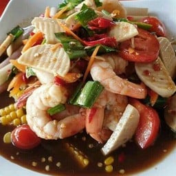 เหลากุ้งสุกหมูยอ