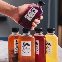 จิบไพร น้ำสมุนไพรออร์แกนิค พร้อมดื่ม สูตร หวานน้อย low sugar