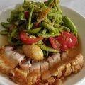 Long Bean Salad With Crispy Pork