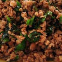 ผัดพริกแกงหมู(เป็นกับข้าว)