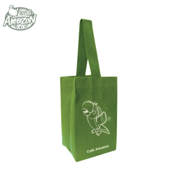 ถุงผ้าใส่แก้ว คำคมโดนใจ สีเขียว