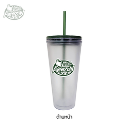 Café Amazon Everyday Use Tumbler แก้วพลาสติก ลายโลโก้ คาเฟ่ อเมซอน