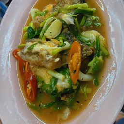 ปลากะพงผัดคื่นฉ่าย