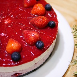 ไวท์ชอคราสเบอร์รี่ชีสเค้ก