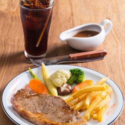 สเต็กเนื้อสันนอก