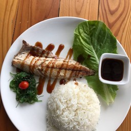 ข้าวหน้าซาบะย่าง(ซอสเทอริยากิ)