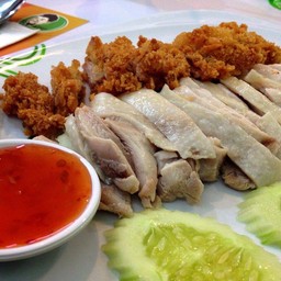 เนื้อไก่ผสม (ต้ม+ทอด)