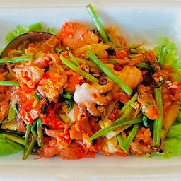 สุกี้แห้งทะเลรวมมิตร