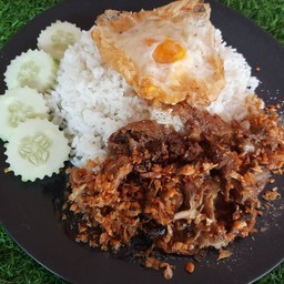 ข้าวเป็ดกระเทียมพริกไทย