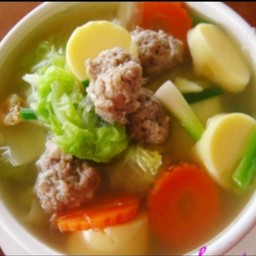 ต้มจืดเต้าหู้หมูสับ