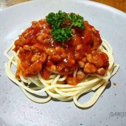 สปาเก็ตตี้ซอสมะเขือเทสหมูสับ