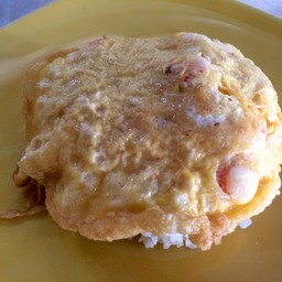 ข้าวไข่เจียวกุ้งสับ