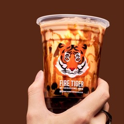 black sugar tiger milk tea ชานมเสือ