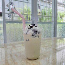 น้ำเต้าหู้ออแกนิกเกล็ดหิมะ ท็อปช็อคโกแลตชิป