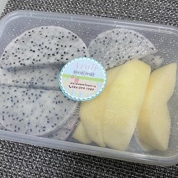 แก้วมังกร หวานอร่อย ผสม แอปเปิ้ล หวาน กรอบ