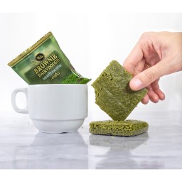 ขนมทานเล่น บราวนี่ ชานม