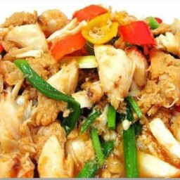 เนื้อปูผัดผงกะหรี่