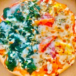 พิซซ่า 2 หน้าใน 1 ถาด ไซส์ M