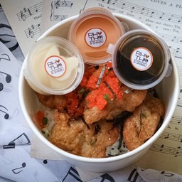 โปรจุกๆ สั่ง 1 ได้ 2 ข้าวญี่ปุ่นไก่คาราเกะ