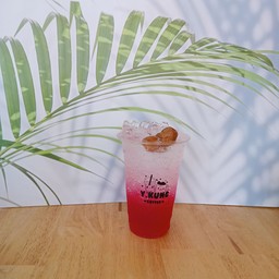 แดงบ๊วยโซดา(เย็น)