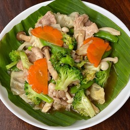 Stir-fried Mixed Vegetables (side Dish)-ผัดผักรวม(กับข้าว)