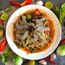ตำกุ้ง