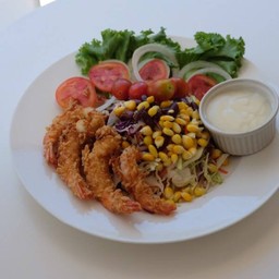 สลัดกุ้งกรอบ