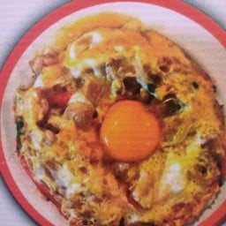 ข้าวหน้าไก่ไข่ลาวา