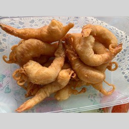 กุ้งชุบแป้งทอด พร้อมน้ำจิ้ม