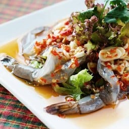 กุ้งเเช่น้ำปลา