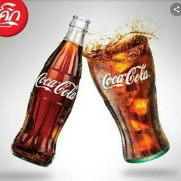 โค้กใส่น้ำแข็ง - แก้ว