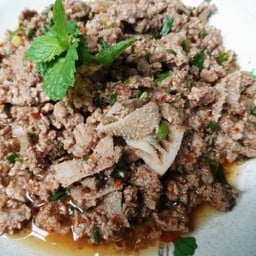 ลาบเนื้อสุก