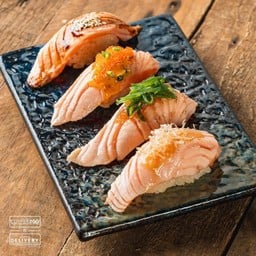 ซูชิแซลมอนเบิร์นไฟรวม