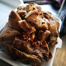 เป็ดสับติดกระดูก(ครึ่งตัว)