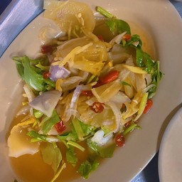 ยำผักกาดดอง