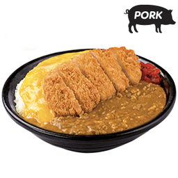 ข้าวแกงกะหรี่ไข่ข้นหมูทงคัตสึ