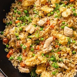 Chicken fried rice - oriental style ข้าวผัดไก่สูตรอินเดีย