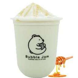 นมหมีน้ำผึ้งปั่น