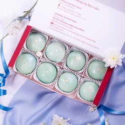 ขนมเปี๊ยะลาวามะพร้าวน้ำหอมอ่อน กล่อง 8 ชิ้น Young Coconut Lava Pia 8 Pcs