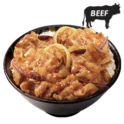 ข้าวหน้าเนื้อสไปซี่