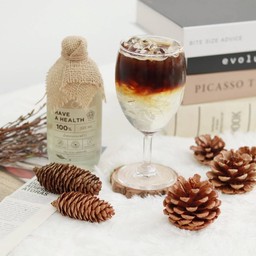 แบล็คคอฟฟี่ ช่อดอกมะพร้าว (เย็น)