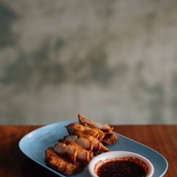 คอหมูทอด