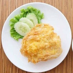 ข้าวกล่อง+ไข่เจียว (ไข่ 2ฟอง)