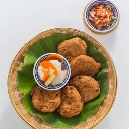 Deep fried fish pancake