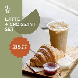 Latte + Croissant