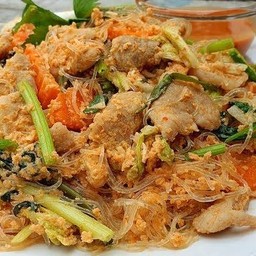 วุ้นเส้นสุกี้แห้งหมู